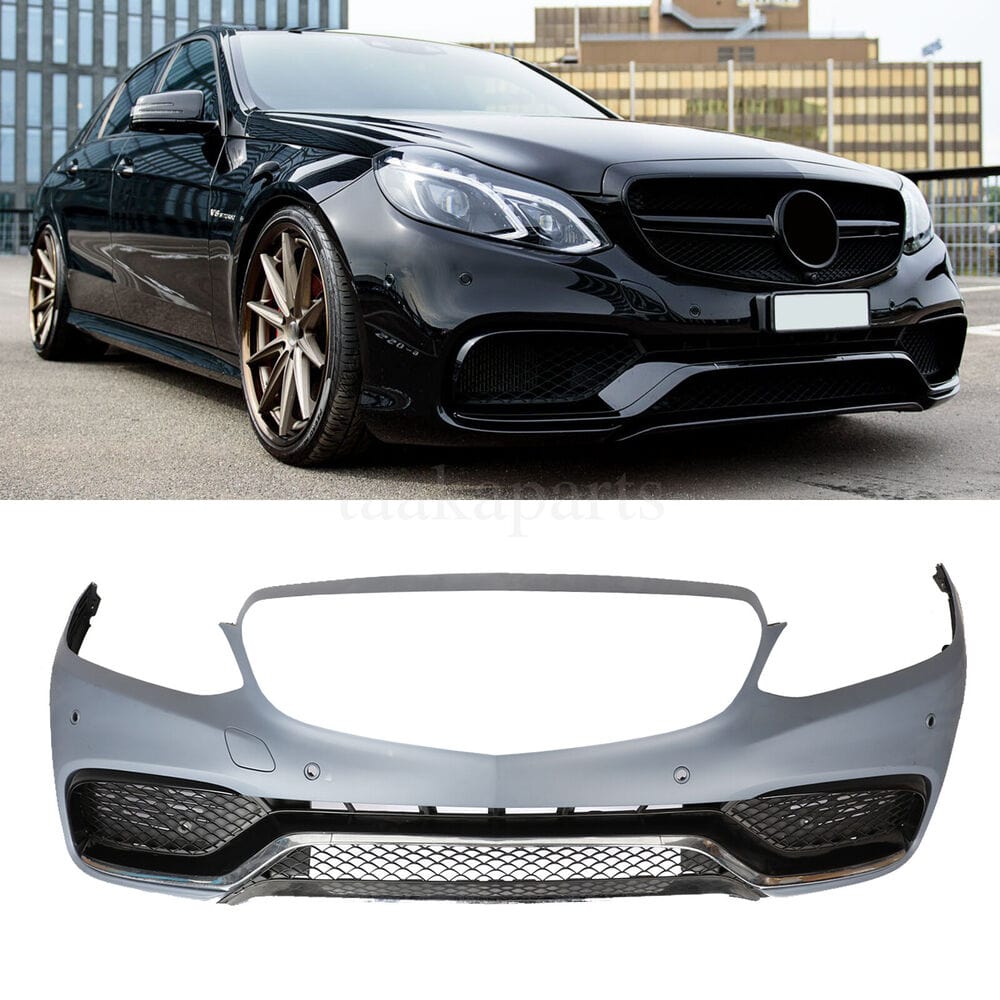 Forged LA VehiclePartsAndAccessories E63 AMG Style Front Bumper body kit W/PDC for Mercedes Benz 2014-16 E-Class W212