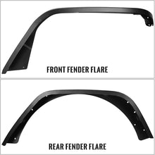 Load image into Gallery viewer, Forged LA VehiclePartsAndAccessories Fender Flares Fits 2018-21 Jeep Wrangler JL Flat Style Duty Steel 4PCS