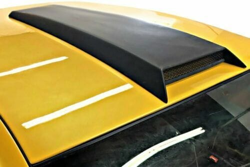 Forged LA VehiclePartsAndAccessories Fiberglass Roof Scoop Unpainted Tesoro Style For Lamborghini Murcielago 02-10
