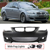 Fit BMW 5 Series E60 04-10 M5 Style Air Duct Type Front Bumper w/o PDC w/ fog