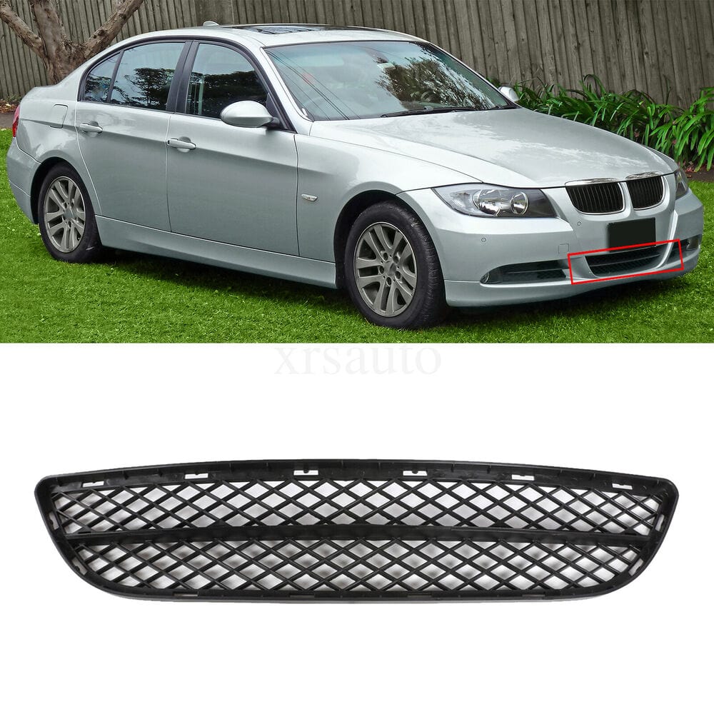 Forged LA VehiclePartsAndAccessories Fit for 05-07 BMW 3 Series E90 E91 325 328 330 Front Bumper Lower Center Grille