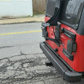 Forged LA VehiclePartsAndAccessories For 87-06 Jeep Wrangler YJ/TJ Rugged Ridge Spare Tire Carrier Mount, Heavy Duty