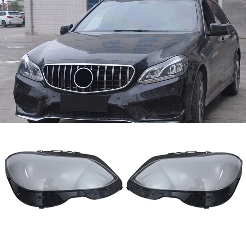 Forged LA VehiclePartsAndAccessories For Benz W212 E-Class E350 2014 2015 2016 Headlight Clear Lens Cover RH&LH