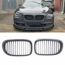 Load image into Gallery viewer, BMW VehiclePartsAndAccessories For BMW 09-15 F01 F02 7-SERIES MATTE BLACK FRONT KIDNEY GRILLE 730d 740i 750i