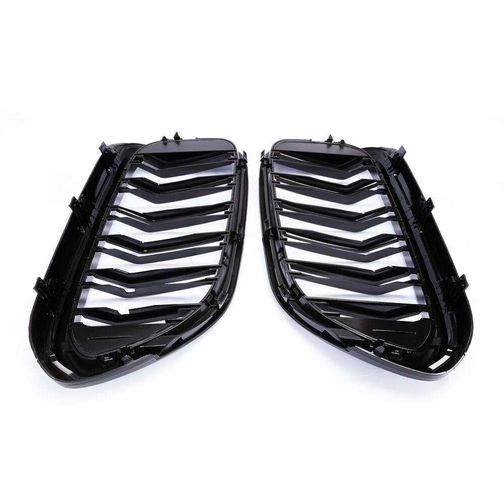 BMW VehiclePartsAndAccessories For BMW 5 Series G30 G31 G38 Gloss Black Front Kidney Grille Dual Slat 17-18