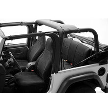 Load image into Gallery viewer, Forged LA VehiclePartsAndAccessories FOR JEEP WRANGLER TJ 4WD 1997-2002 KUAFU BLACK CLOTH SEAT COVER FRONT &amp; REAR