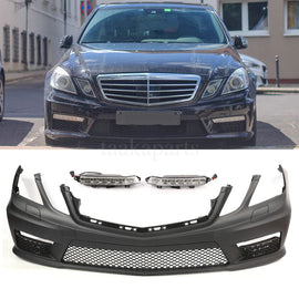 Forged LA VehiclePartsAndAccessories For Mercedes Benz E Class W212 AMG Style Front Bumper W/DRL W/O PDC E350 E550