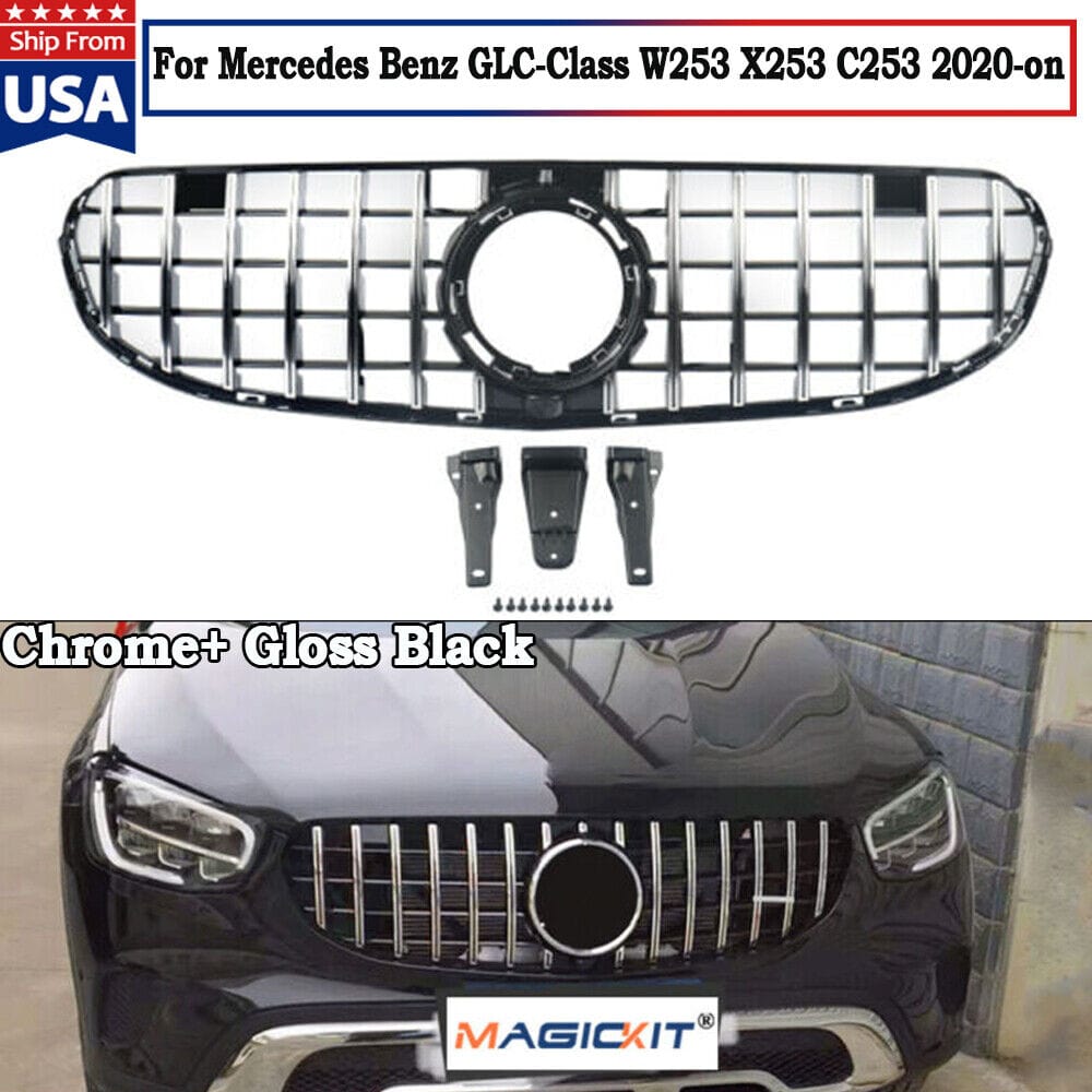 Forged LA VehiclePartsAndAccessories For Mercedes Benz GLC-Class W253 X253 C253 2020-on Front Grille Upper GTR Style
