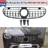 For Mercedes Benz GLC-Class W253 X253 C253 2020-on Front Grille Upper GTR Style