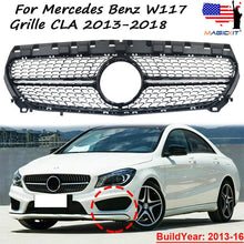 Load image into Gallery viewer, Forged LA VehiclePartsAndAccessories For Mercedes Benz R117 W117 CLA CLA250 45 2013-2016 Diamond Star Bumper Grilles