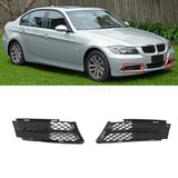 Front Bumper Fog Light Grills Grilles Cover For BMW 05-07 E90 E91 LCI 323i 325i