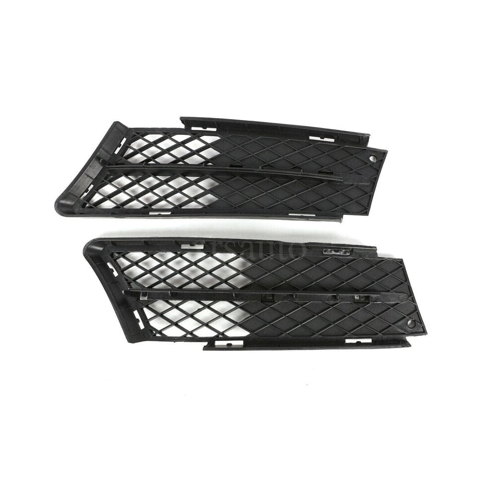 Forged LA VehiclePartsAndAccessories Front Bumper Fog Light Grills Grilles Cover For BMW 05-07 E90 E91 LCI 323i 325i