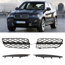 Load image into Gallery viewer, BMW VehiclePartsAndAccessories Front Bumper Lower Grille Cover for 2008-2010 BMW X5 E70 Set black