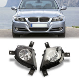 Front Bumper Replace Clear Fog Lights Lamps Pair For BMW E90 E91 328i 335i 09-11