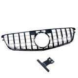 Front Grille For Mercedes Benz W204 08-13 C230 C350 C300 GTR Style Grill Painted