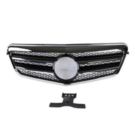 Forged LA VehiclePartsAndAccessories Front Grille For Mercedes Benz W212 10-13 E350 E550 E63 AMG Chrome Black