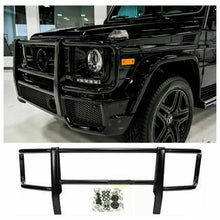 Load image into Gallery viewer, Mercedes Benz VehiclePartsAndAccessories G63 Amg Black Brush Guard Grille Bumper Bar Kit Front Tube G-Wagon G500 G550 New
