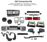 G63 AMG Body Kit CONVERSION Bumper Flares LED LIP Mirror Brabus Tail Lights New