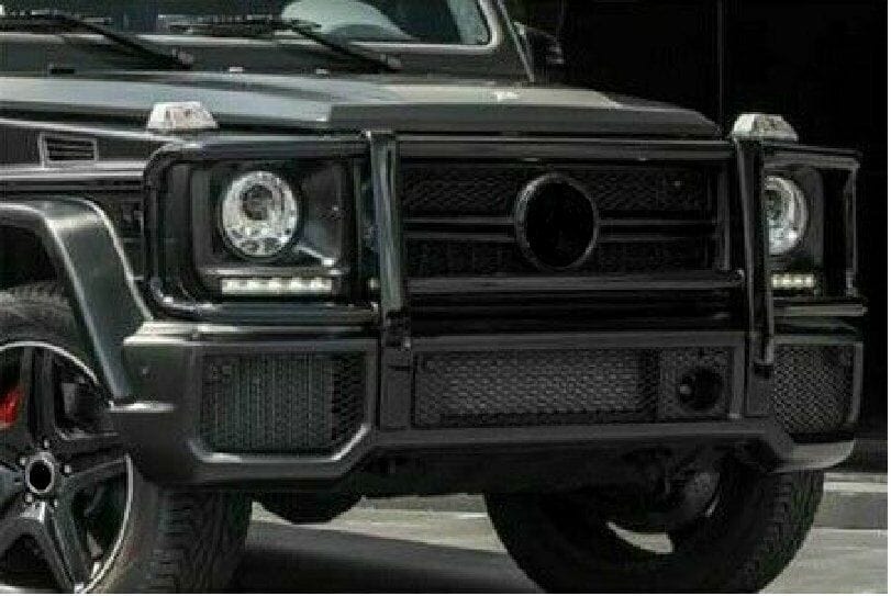 Mercedes Benz VehiclePartsAndAccessories G63 Black Brush Guard Amg Grille Bumper Bar Kit Front Tube G-Wagon G500 G550 New