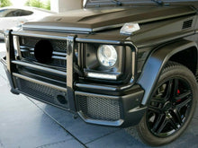 Load image into Gallery viewer, Mercedes Benz VehiclePartsAndAccessories G63 Front Bumper + Black Brush Guard Kit G550 G500 Amg G55 1989-2018 G-Wagon