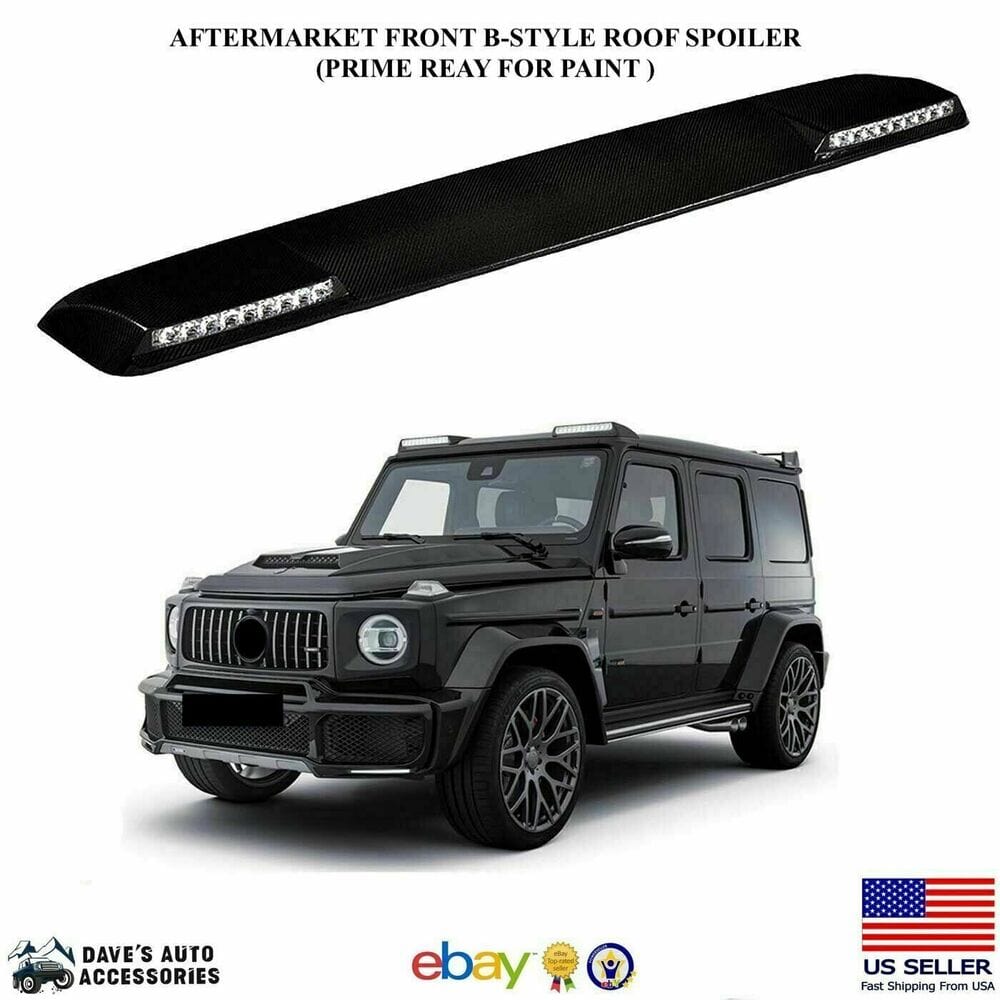Mercedes Benz VehiclePartsAndAccessories G63 Front Roof Spoiler Led W464 2019 2020 2021 G500 G550 G65 Brabus Amg New