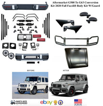 Load image into Gallery viewer, Mercedes Benz VehiclePartsAndAccessories G63 Full Upgrade to 2022+ Body Kit Bumper fenders Hood upgrade Guad G500 G550