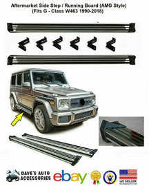 Mercedes Benz VehiclePartsAndAccessories G63 G65 AMG Side Step Running Boards G-Class Body KIT G-Wagon G55 G550 G500 W463