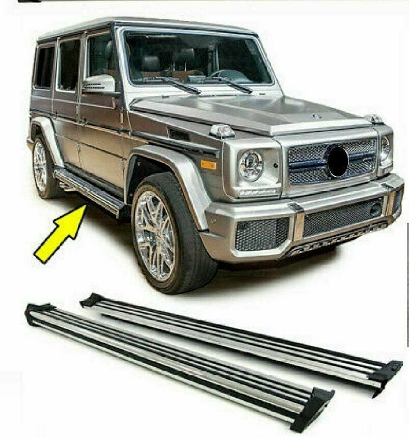 Mercedes Benz VehiclePartsAndAccessories G63 G65 AMG Side Step Running Boards G-Class Body KIT G-Wagon G55 G550 G500 W463