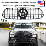 Glossy Black GT Main Grille For Benz C167 GLE-CLASS SUV Coupe GLE350 2020-2022
