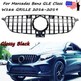 GT Grille For Mercedes Benz GLE Class SUV Coupe W166 GLE400 GLE350 2016-2019
