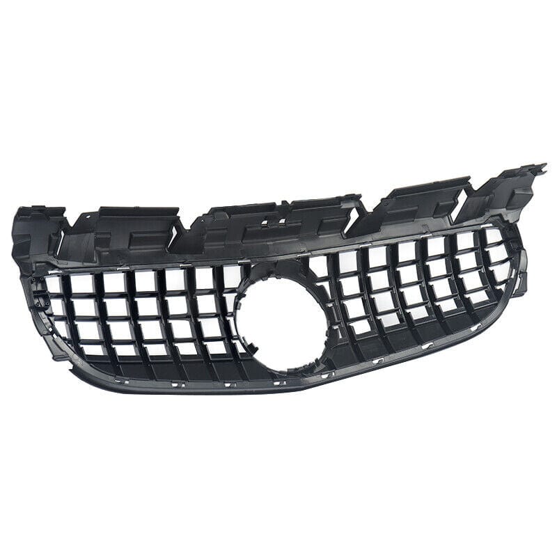 Forged LA VehiclePartsAndAccessories GT GRILLE For Mercedes Benz R172 SLC-CLASS 16-21 Chrome/Black Front Bumper Grill