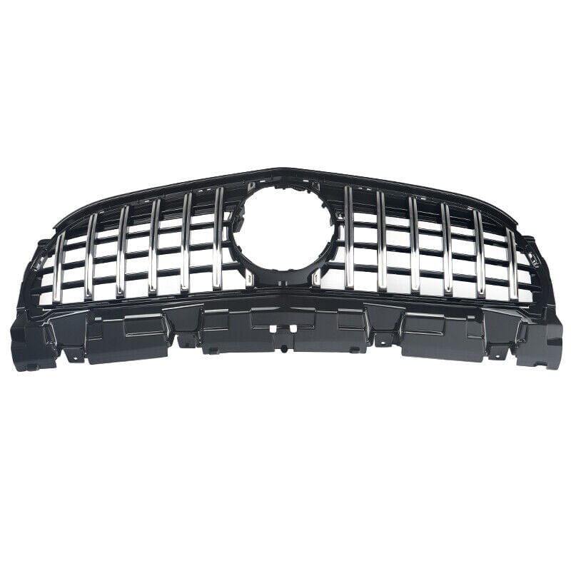 Forged LA VehiclePartsAndAccessories GT GRILLE For Mercedes Benz R172 SLC-CLASS 16-21 Chrome/Black Front Bumper Grill
