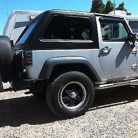 Forged LA VehiclePartsAndAccessories Hard Top Fastback for Jeep Wrangler JK 2 Door 2007-2018