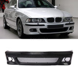 M5 Style Front Bumper Cover For BMW 5-Series E39 97-03 PP W/O Fog Lamp