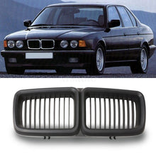 Load image into Gallery viewer, BMW VehiclePartsAndAccessories Matte Black sport grill front kidney grill for BMW 7 series E32 86-94