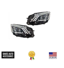 Mercedes-Benz VehiclePartsAndAccessories Maybach 560 bumper Front Conversion kit grille + Headligh + Grille S550 New