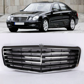Forged LA VehiclePartsAndAccessories New Chrome E63 AMG Style Grille for Mercedes-Benz W211 E320 E350 E500 07-09
