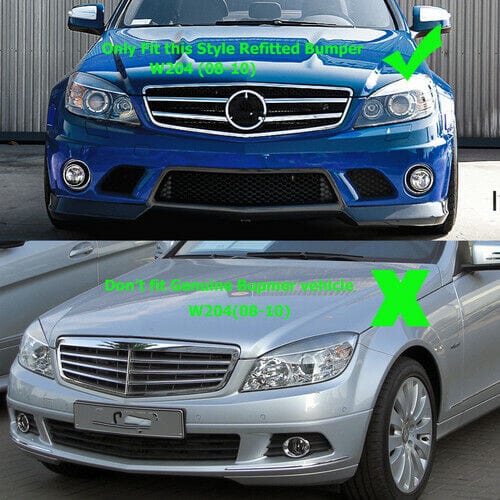 Forged LA VehiclePartsAndAccessories Pair Fog Lights W/Bulb For Mercedes Benz W204 W216 R230 W164 W251