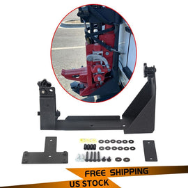 Forged LA VehiclePartsAndAccessories Rear Off-Road Tailgate Jack Mount Bracket For Jeep Wrangler JK 2007-2018