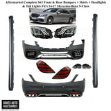 S63 AMG body kit headlights tail lights bumper Skirts S550 2014-2020 18+ Style