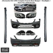 Load image into Gallery viewer, Forged LA VehiclePartsAndAccessories S63 AMG bumpers body kit grille Skirts S550 18+ style Fits 2014-2017 Headlights