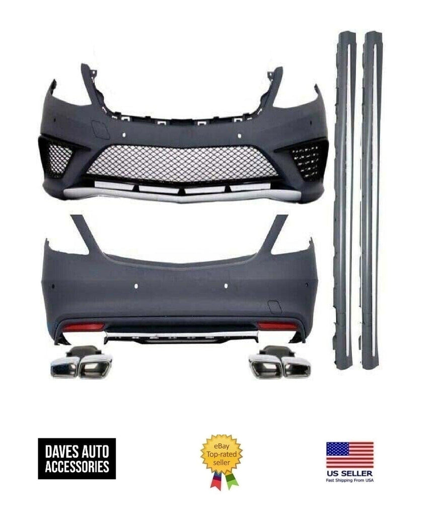 Mercedes-Benz VehiclePartsAndAccessories S63 Body Kit bumper set Side skirts grille S550 S600 S-Class Facelift Upgrade