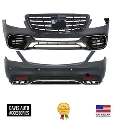 Mercedes-Benz VehiclePartsAndAccessories S63 Body kit bumpers Tips Grille S550 S600 S-Class facelift S550 S560 upgrade