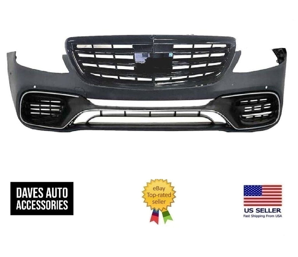 Mercedes-Benz VehiclePartsAndAccessories S63 Body kit bumpers Tips Grille S550 S600 S-Class facelift S550 S560 upgrade