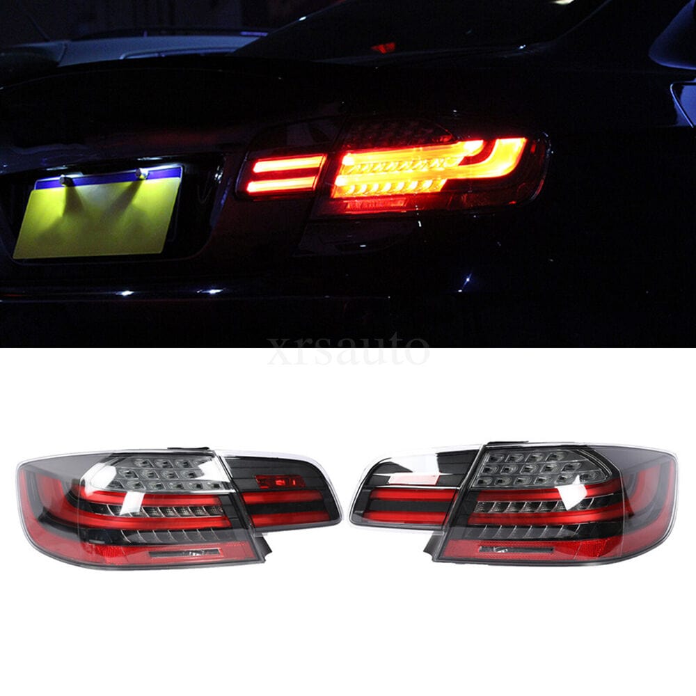 Forged LA VehiclePartsAndAccessories Tail Lights Rear Lamp LED Smoke For BMW 3-Series M3 E92 Coupe LCI 2008-13