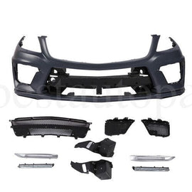 Forged LA VehiclePartsAndAccessories WL63 AMG Style Front Bumper Kit W/DRLs For Mercedes Benz W166 ML350 2012-2014